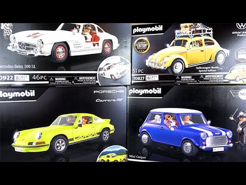 Видео: Распаковываем автомобили Playmobil, которые понравятся взрослым ♪ Benz, Volkswagen и т. д.