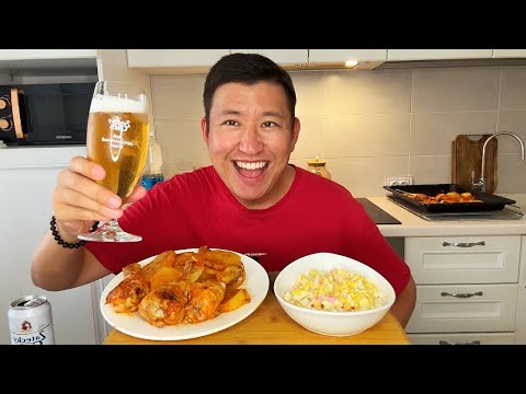 Видео: МУКБАНГ ИСПОЛНИЛ МЕЧТУ✨ КУРИЦА В ДУХОВКЕ КРАБОВЫЙ САЛАТ Mukbang не асмр  #курицаскартошкой #мукбанг 