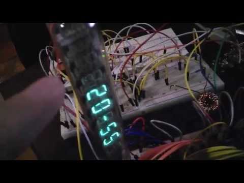 Видео: Часы на индикаторе ИВ-18 и Arduino