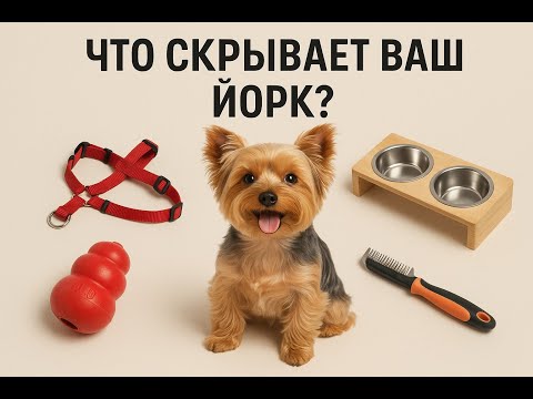 Видео: 10 вещей, без которых вашему йорку не обойтись. #йорк #йоркширскийтерьер #уходзайорком #щенокйорка