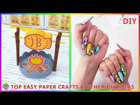 Видео: Топ-50 Простых Бумажных Поделок и Других DIY Идей, Которые Можно Сделать, Когда Скучно Дома