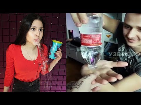 Видео: Самое смешное видео в мире. Попробуй не засмеяться с водой во рту челлендж ч. 110