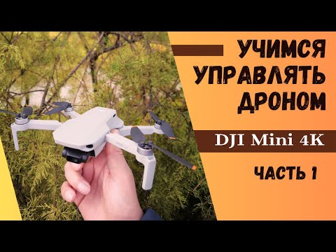 Видео: Осваиваем управление дроном DJI Mini 4K. Часть 1.