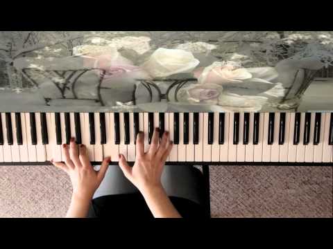 Видео: Белые розы. Кавер версия на пианино.