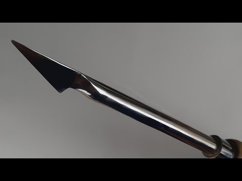 Видео: Токарный резец по дереву (косяк) сталь Р9