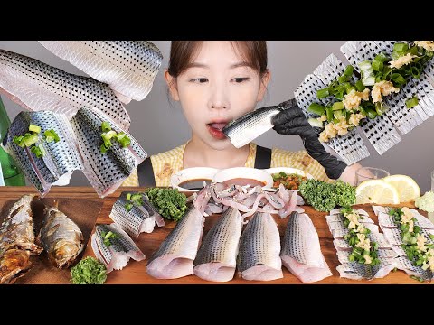 Видео: Шейда из сырой птицы, шейда из огурцов, суши и жареного окура [eating show] mukbang korean food