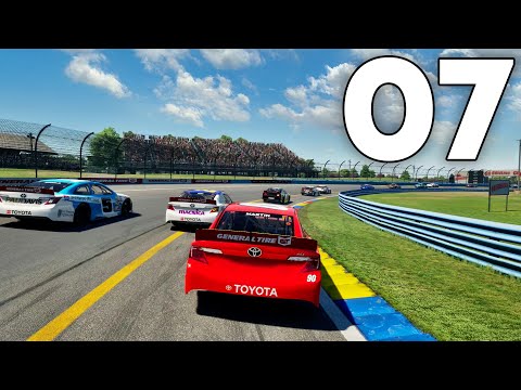 Видео: Карьера в NASCAR 25 — Часть 7 — Хаос на трассе Уоткинс-Глен-Роуд