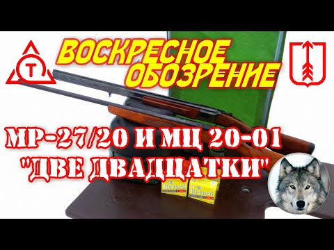 Видео: МР-27 и МЦ 20-01. Зима и пуля "Стрела" 20К. (MP-27 & MTs 20-01. Winter & bullet "Strela" 20G).