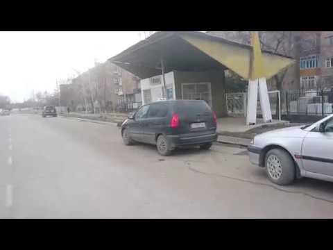 Видео: Кызыл-Кия. Прогулка пешком с работы через микрорайон домой 27-28.02.2018