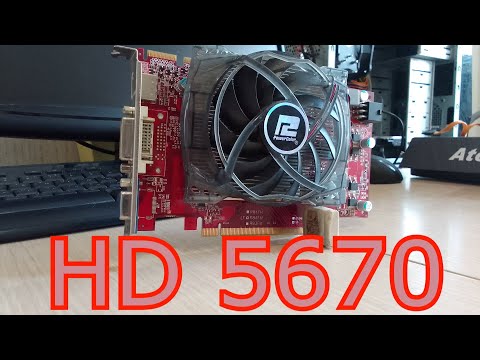 Видео: HD 5670 1GB GDDR5 2022г