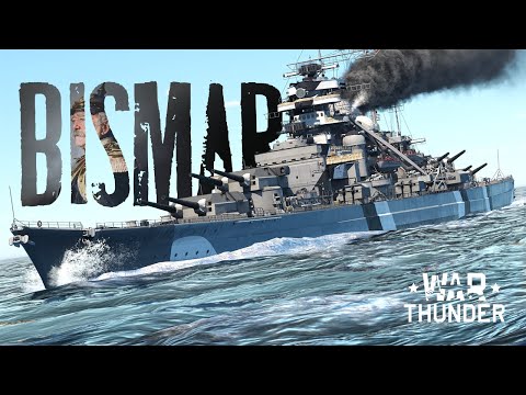 Видео: ...Bismarck in motion...⚡в War Thunder
