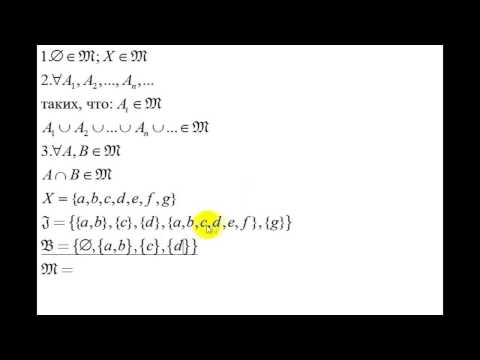 Видео: Интуитивная топология | примеры топологических пространств | топологии на конечных множествах | 3