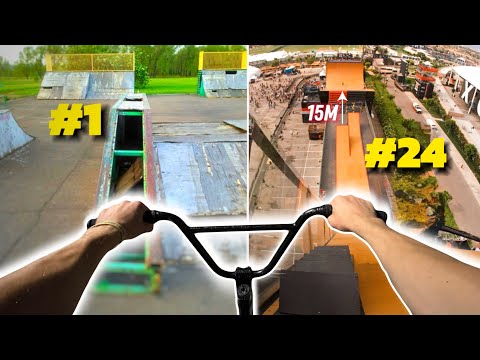 Видео: 24 Скейт-парка за 24 Часа на BMX!