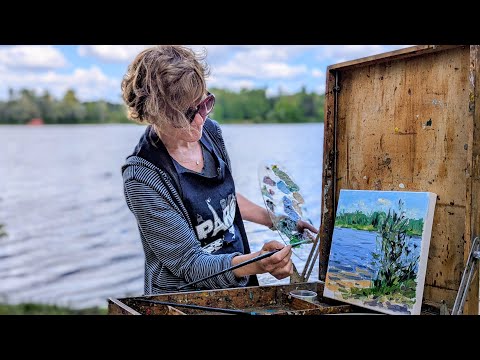 Видео: Пленэр маслом. Пошаговый мастеркласс. Художник Татьяна Горбачевская. Plein Air oil painting. 