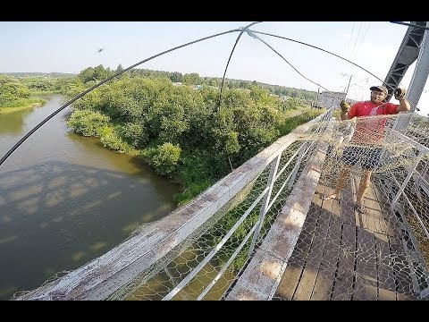 Видео: Рыбалка на подъемник (паук).  Самодельный паук.