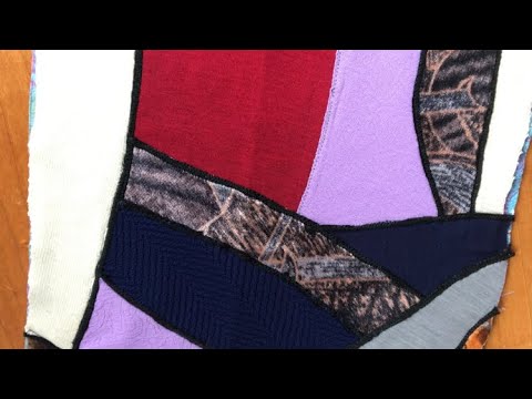 Видео: Шью из трикотажа и мебельной ткани. Витражи.