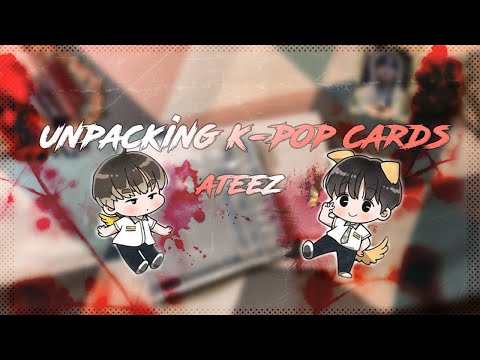 Видео: Распаковка k-pop карт Ateez, A.C.E./K-pop unpacking/K-pop haul