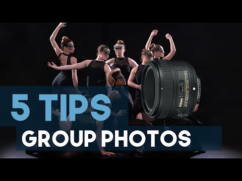 Видео: Съемка групповых фотографий с помощью объектива 50 мм (5 ключей к идеальному снимку)