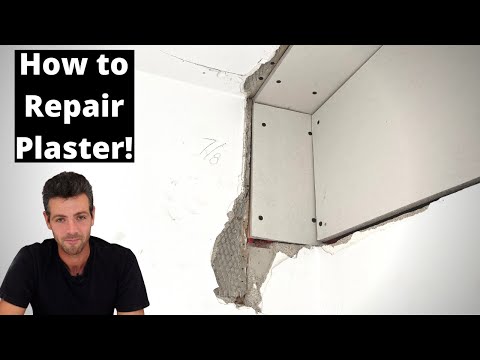 Видео: Как отремонтировать штукатурку середины века с помощью гипсокартона!