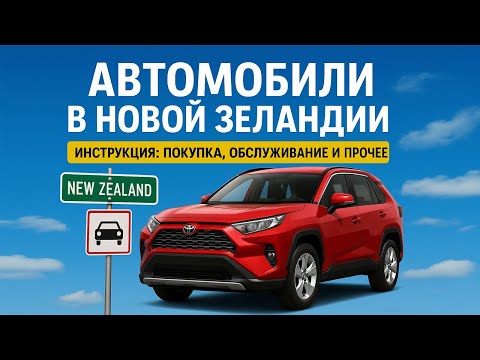Видео: Страна автомобилей, без машины в Новой Зеландии никак