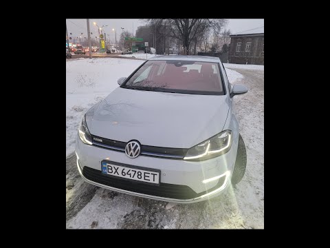 Видео: Опыт зимней эксплуатации в -16.  E-golf 36kwt