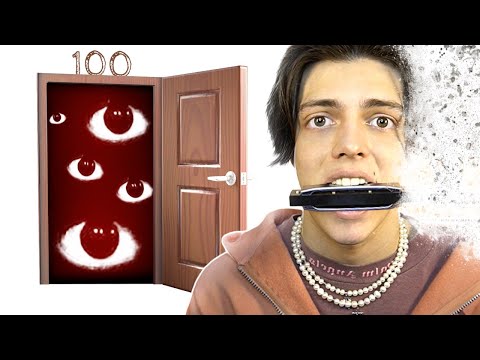 Видео: 👁️100 ДВЕРЕЙ РОБЛОКС С ГАРМОШКОЙ ВО РТУ