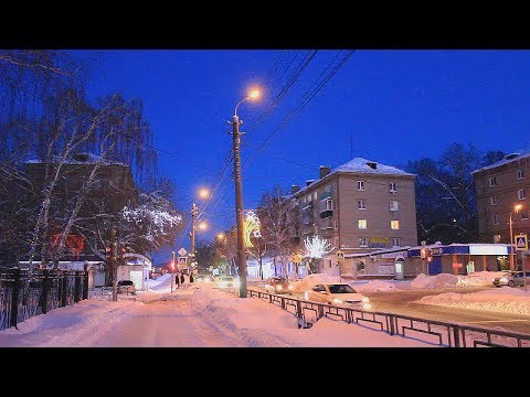 Видео: Западная поляна «Олимпийская аллея» Пенза январь 2019 г