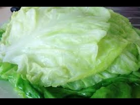 Видео: Капуста для голубцов в микроволновке.Как снять листья капусты для голубцов