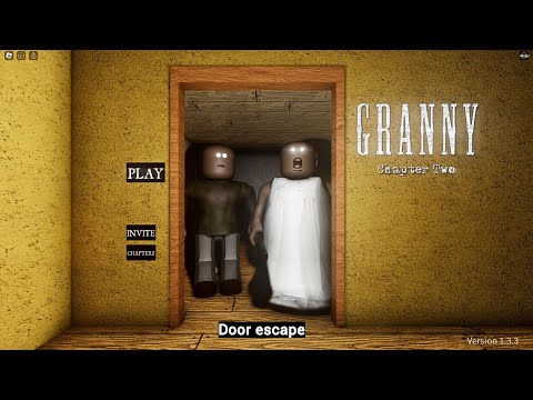 Видео: СБЕЖАЛ ОТ БАБКИ ЧЕРЕЗ ДВЕРЬ | Granny 2 Multiplayer | Roblox