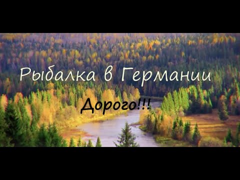 Видео: Рыбалка в Германии! Дорого! Штрафы! Рыба есть ?