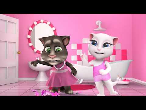 Видео: Классные мультики - Говорящий Том - - Family Playtime Stories and Cartoons for Kids! 99 jyne