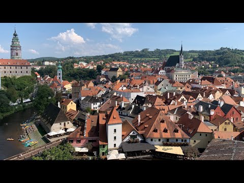 Видео: Летний день в Чешском Крумлове