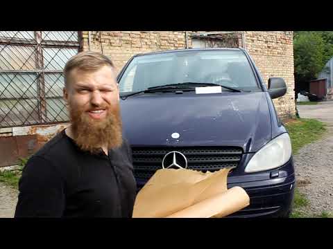 Видео: Восстановление потускневших стекол (пластика) фар Vito 639.