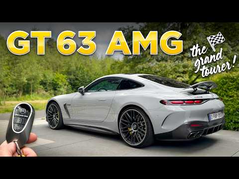 Видео: Mercedes AMG GT63 (585 л.с.) - гранд-тур в Ле-Ман! 🏁