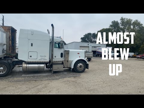 Видео: Моя шина чуть не взорвалась (грузоперевозки с самосвалом)