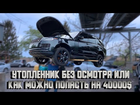 Видео: Попадалово на 40000$, или все таки риск дело благородное? Range Rover «утопленник». АВТО ИЗ США 🇺🇸