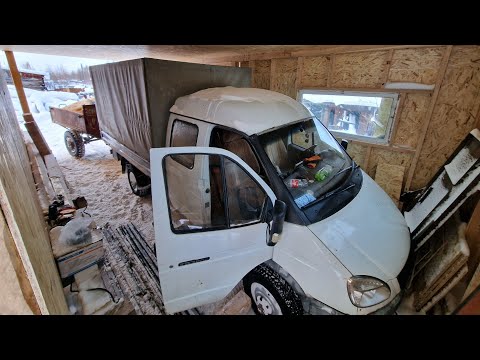 Видео: Строим дом в условиях крайнего севера. Часть 10. Гараж и ворота.