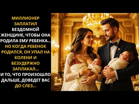 Видео: Миллионер заплатил бездомной женщине за рождение ребенка. Но когда малыш родился, он…