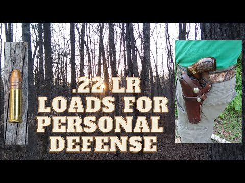 Видео: 22 патрона LR для самообороны