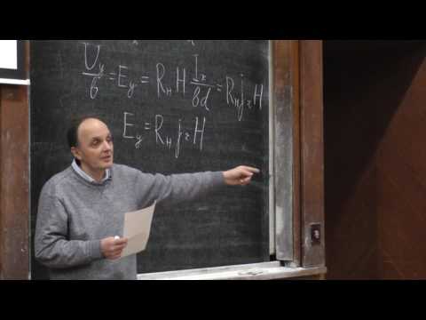 Видео: Хохлов Д. Р. - Основы физики конденсированного состояния вещества - Лекция 10