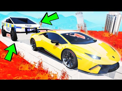 Видео: ЭКСТРЕМАЛЬНЫЙ ПОЛ ЭТО ЛАВА В ГТА 5! НОВЫЙ ХОРОШИЙ/ПЛОХОЙ ВЫБОР! ГТА 5 МОДЫ! ТЕСЛА ПРОТИВ ЛАМБЫ!