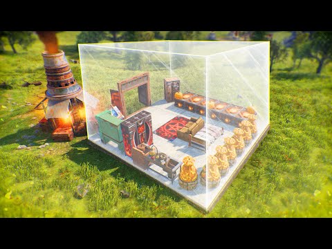 Видео: Застроил имбовый Прозрачный Куб в Rust/Раст