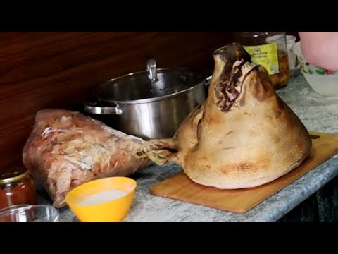 Видео: Щековина в луковой шелухе Нежнейший сливочный вкус