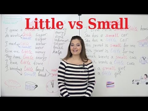 Видео: Little vs Small - Учи английски с Николая