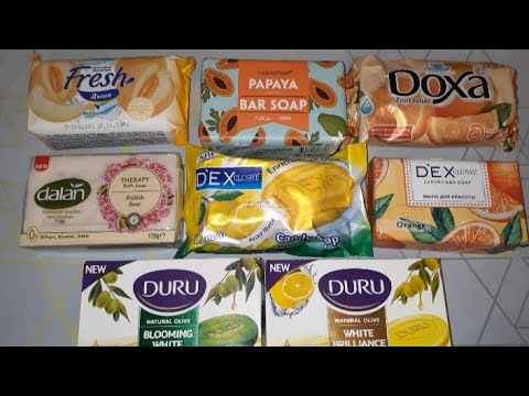 Видео: Распаковка мыла / яркие большие брусочки/ мыло для АСМР