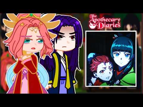 Видео: Реакция «Дневников аптекаря» на «Маомао х Джинши» 💊 Часть 2 и 3 | Реакция Gacha Life AU