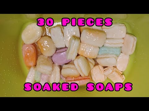 Видео: 💜30 SOAKED SOAPS ASMR 💜 SQUEEZING SPONGE 💜FOAM 💜30 ЗОРЗМОКЛИХ МИЛ АСМР 💜 ГУБКА БАГАТО ПІНИ💜