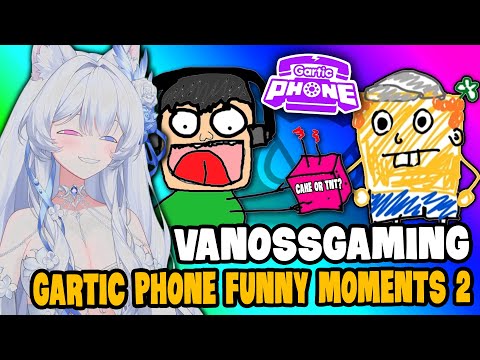 Видео: Юэхо отреагировал на забавные моменты с Gartic Phone от VanossGaming | Видео с демонетизированным...