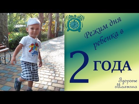Видео: Какой должен быть режим дня ребенка в 2 года