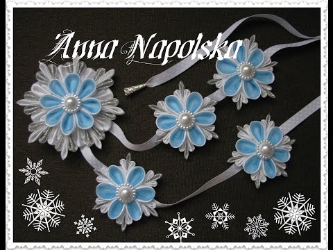 Видео: Лента в косу "Новорічна"